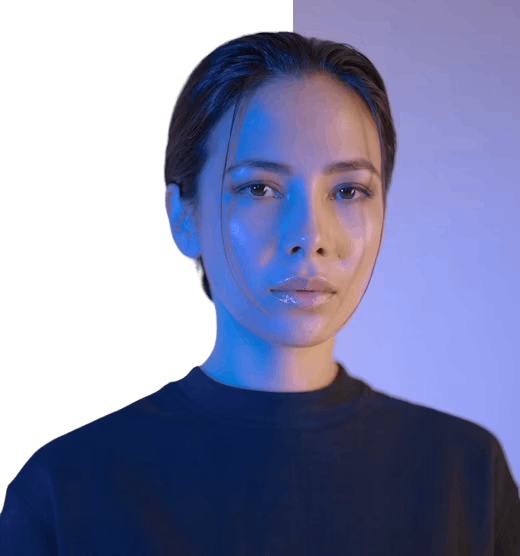 Portrait with the background removed